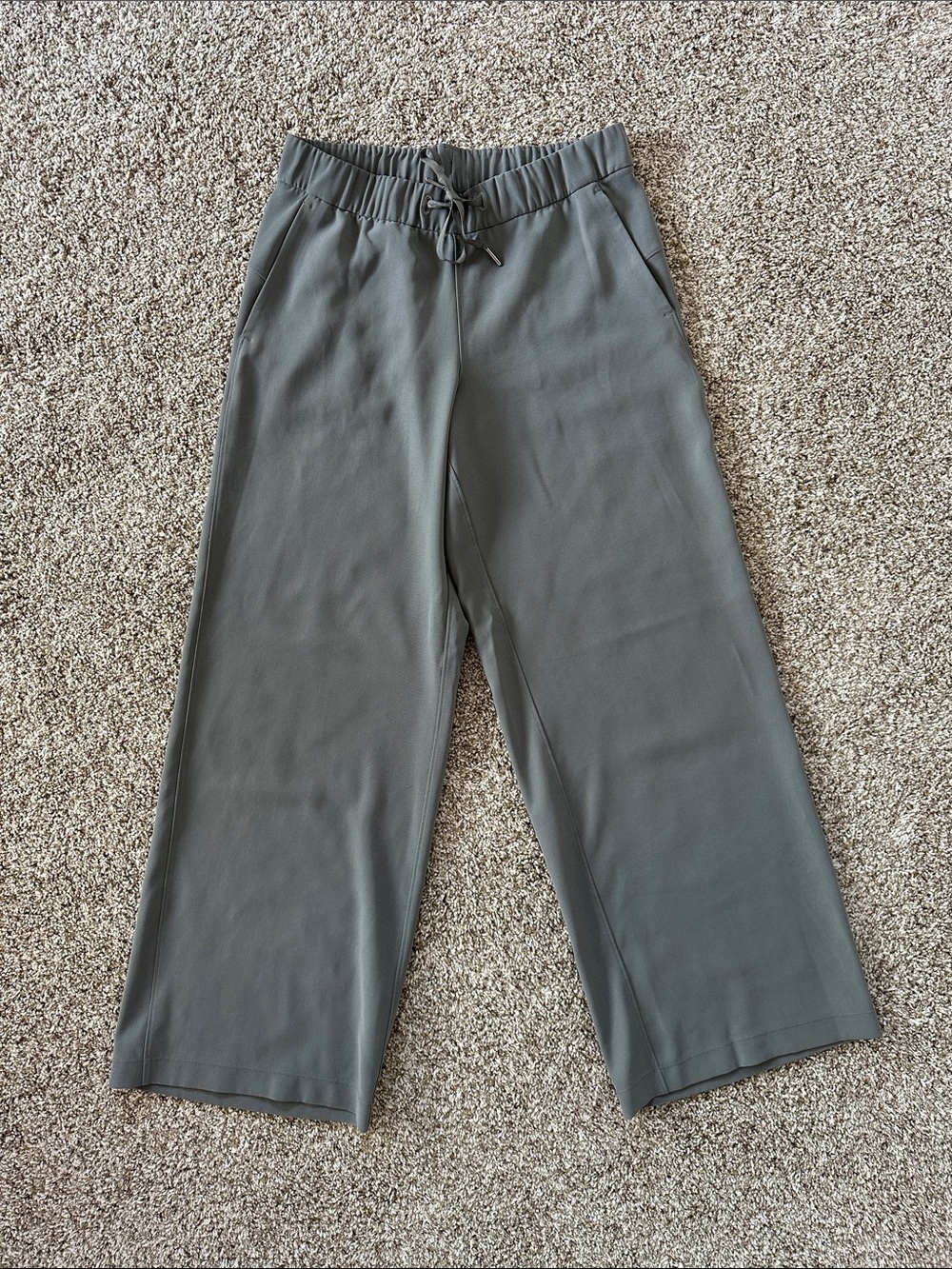 lululemon athletica Wide-Leg On the Fly wWoven Pants - Sage - Picture 3 of 12